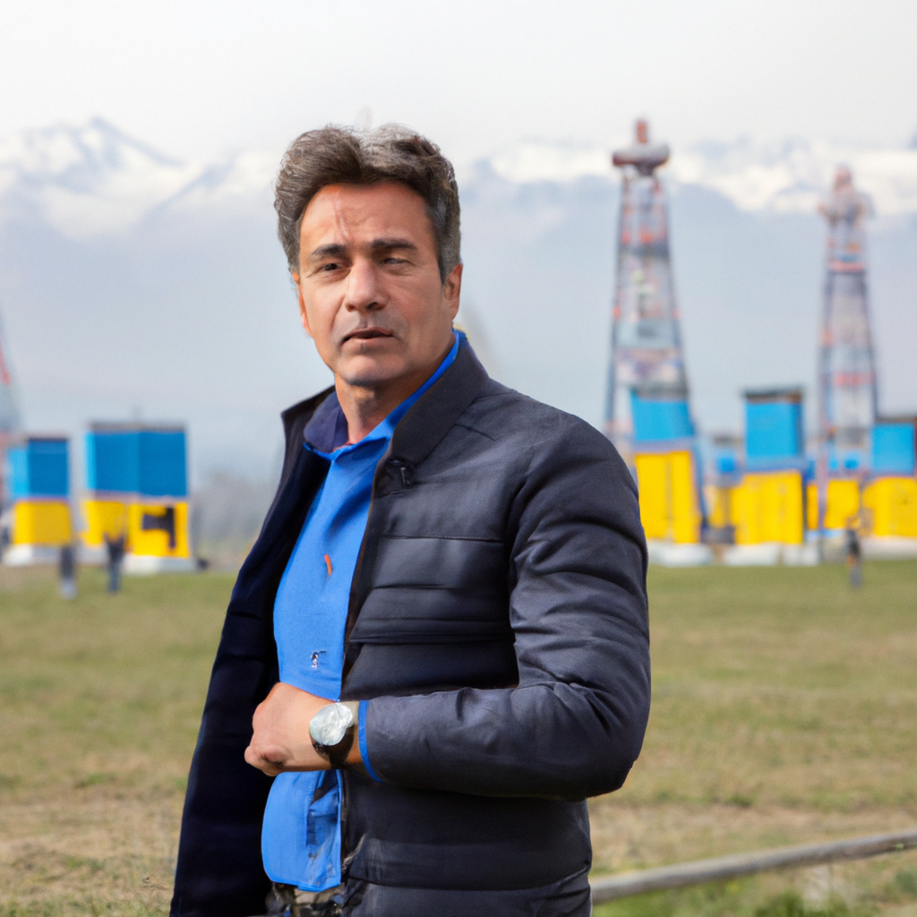 Ritratto di esperto in energie rinnovabili uomo