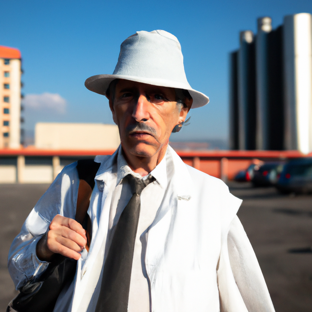 Ritratto di ingegnere sostenibilità uomo